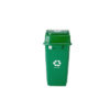 Basurero plástico verde 42 litros (Dimensiones: 45cm x 61.5cm x 31cm)